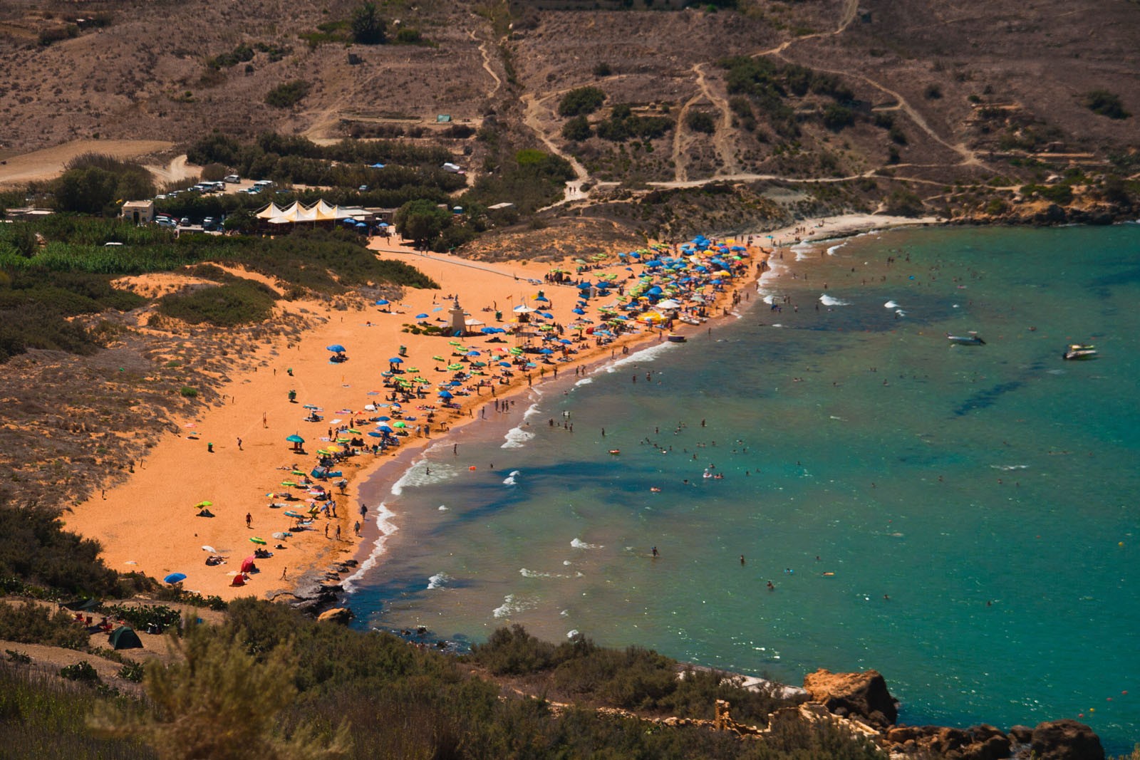 Ramla il-hamra Beach Gozo